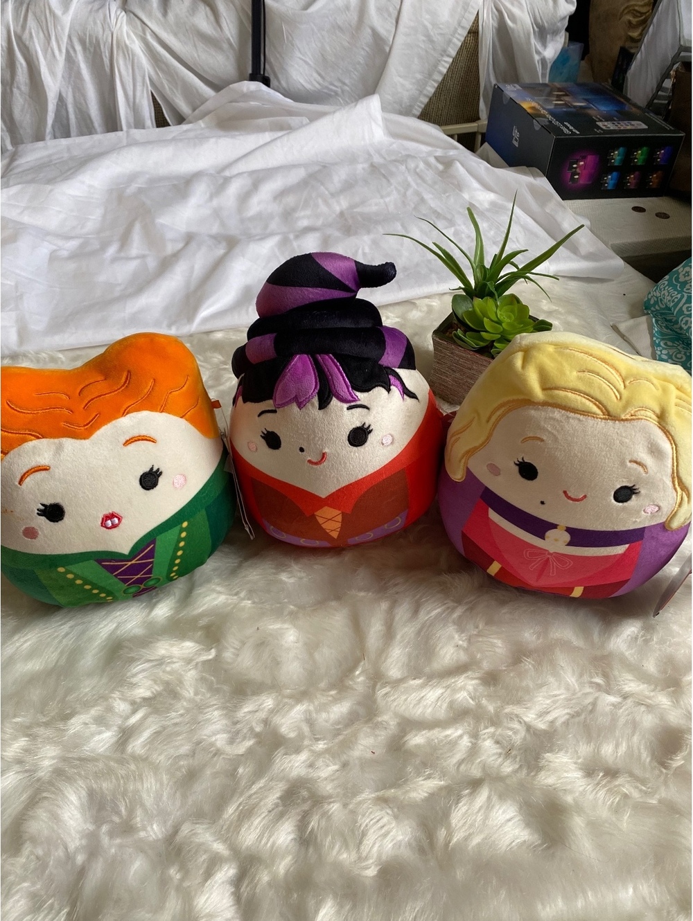 Disney Hocus Pocus Plush Set of 3 Sanderson Sisters Squishee